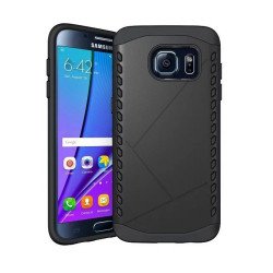 Galaxy S7 Strong Shield Hybrid Case (Black)